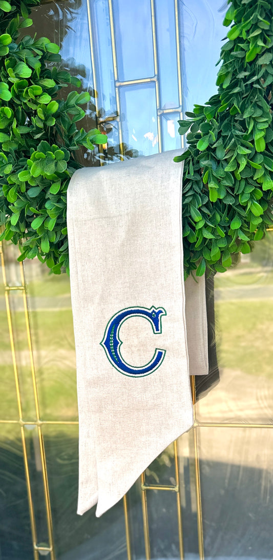 Cotton Linen Wreath Sashes