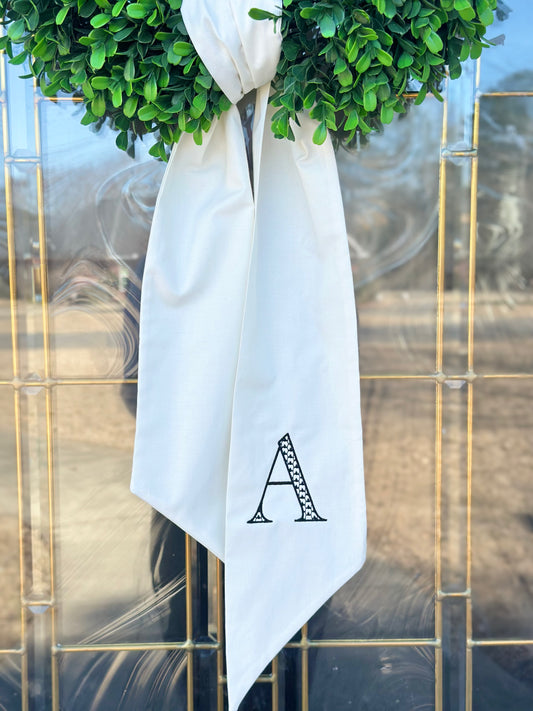 Cotton Wreath Sashes