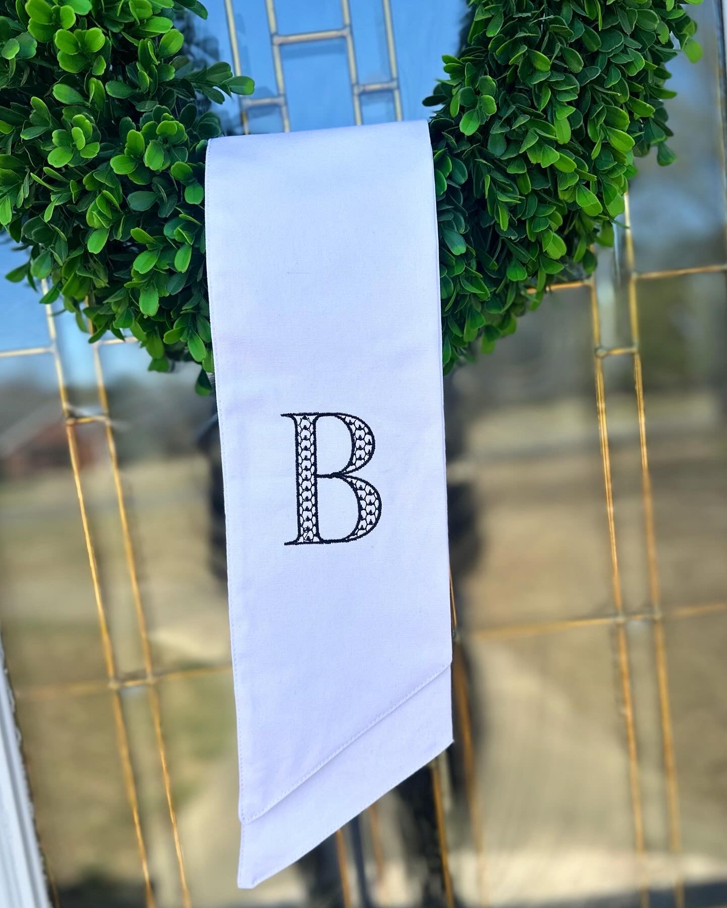 Cotton Wreath Sashes