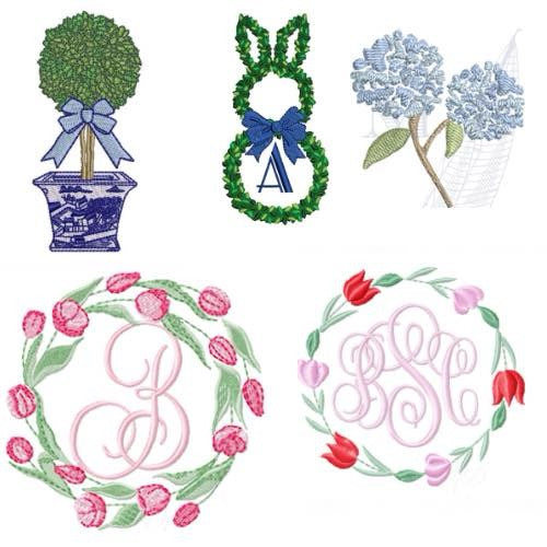 Cotton Wreath Sashes