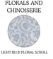 Florals and Chinoiserie Wreath Sash