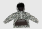 Quarter Zip Camo Rain Jacket
