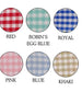 Gingham Wreath Sash