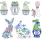 Gingham Wreath Sash