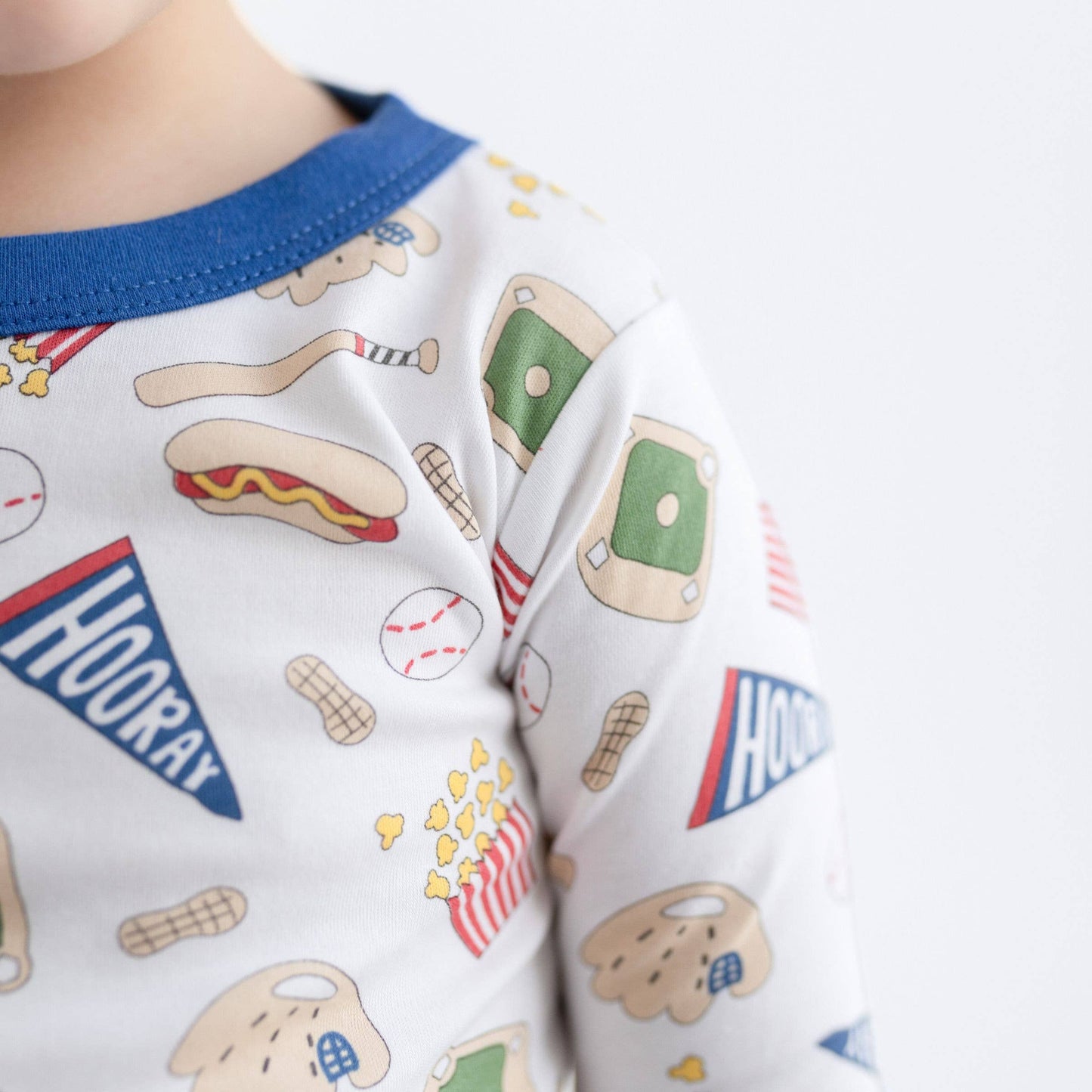 Hurray for Baseball Long Pajamas