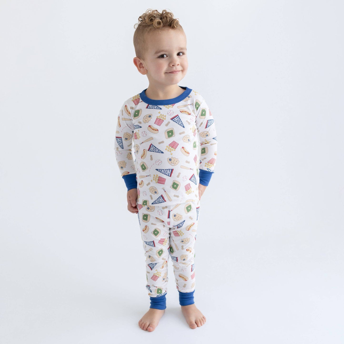 Hurray for Baseball Long Pajamas